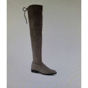 Unisa Unadivan Over-The-Knee Tall Sock Taupe Suede Boots Women 6.5M